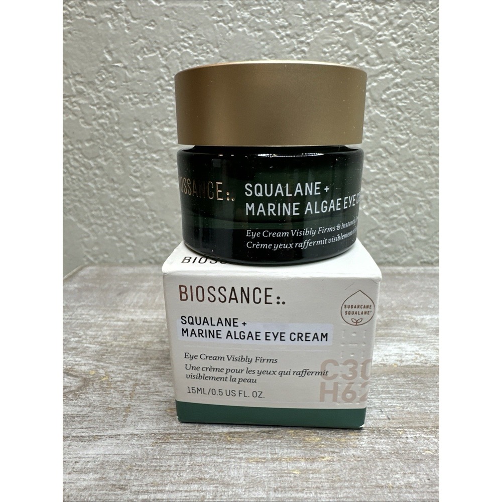 $23 🌙 Biossance Squalane + Marine Algae Eye Cream Vegan Unscented 0.5 fl oz